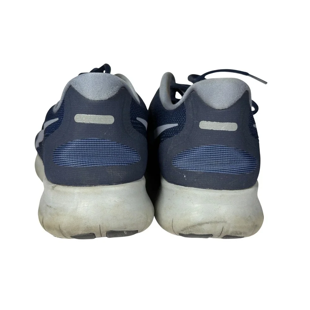 Nike Free RN 2017 Running Shoes Women 11 Lightweight Mesh Navy Blue 880840-404